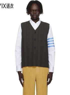 Homme Plissé Issey Miyake三宅一生 男款棕色 Edge Ensemble 马