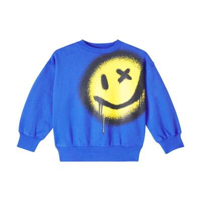 Molo 男童 卫衣 Mar 印花棉质针织运动衫童装