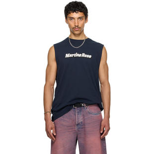 Martine Rose 男士 T恤 独家发售海军蓝 Double