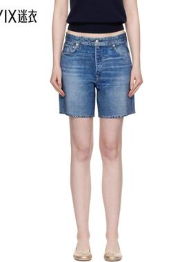 Rag & Bone 女款蓝色 Miramar Kaia 短裤 迷衣时尚