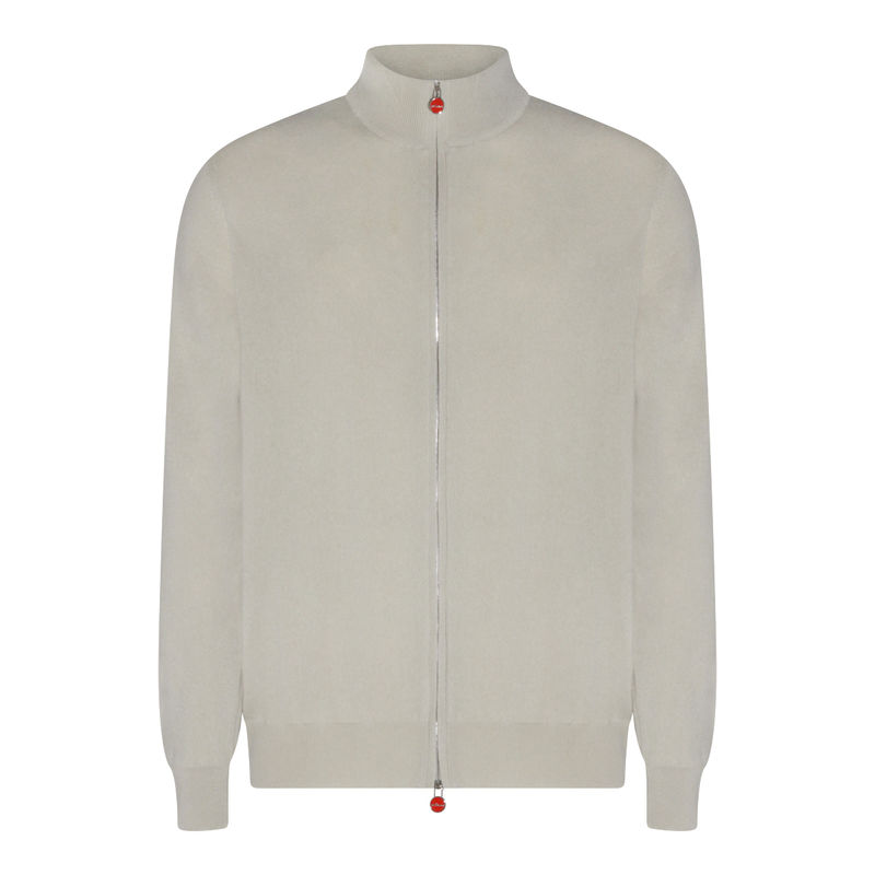 Kiton 男士 FW25 针织衫 浅绿色羊绒针织衫