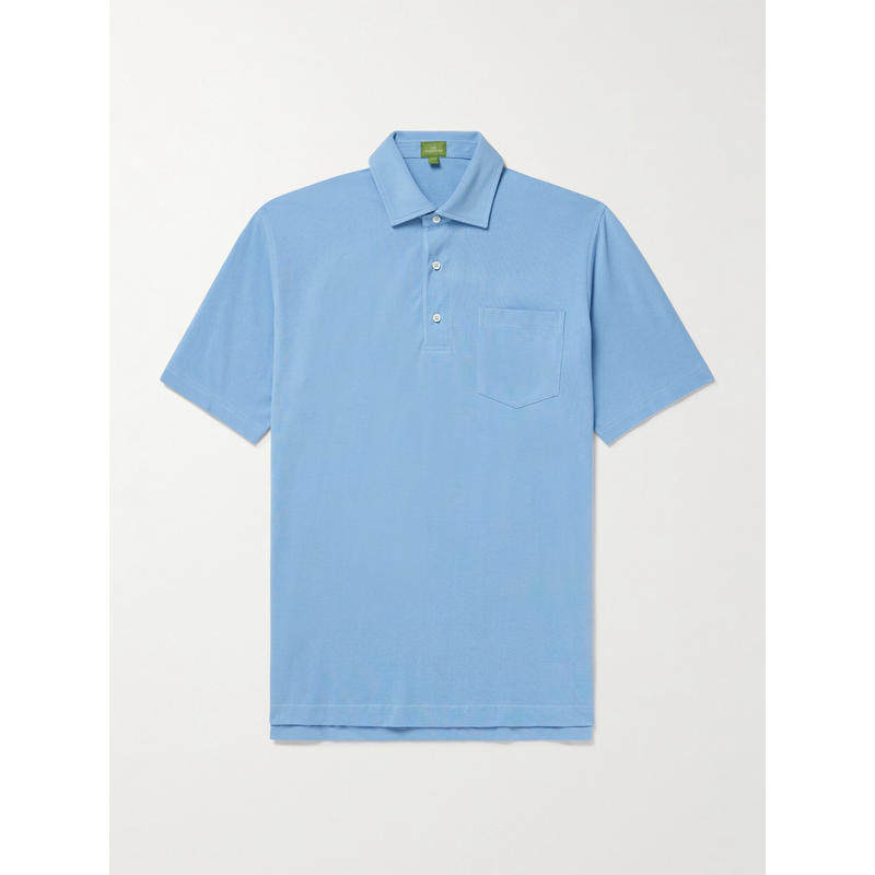 SID MASHBURN 男士 FW25 POLO衫 皮玛棉棉质凸纹布Polo衫,男装,Polo衫,淘宝优惠券,粉丝福利购,淘宝优惠卷