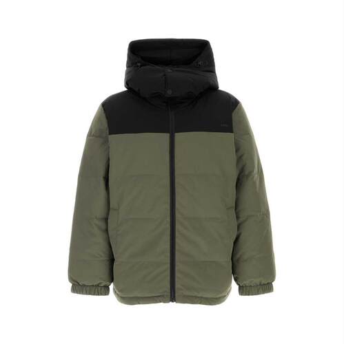 A.P.C. 男士 FW25 夹克 SAGE 绿色弹力聚酯可反穿带里衬