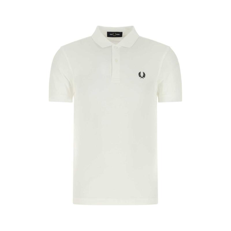 Fred Perry 弗莱德.派瑞 男士 FW26 POLO衫 白色刺绣 Polo 衫图片