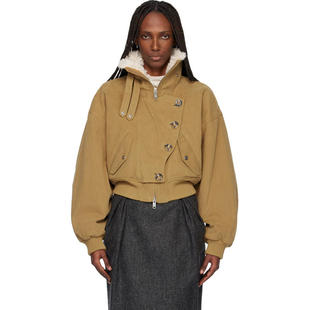 女士 Étoile 夹克 黄褐色 飞行员夹克 Isabel Oana Marant