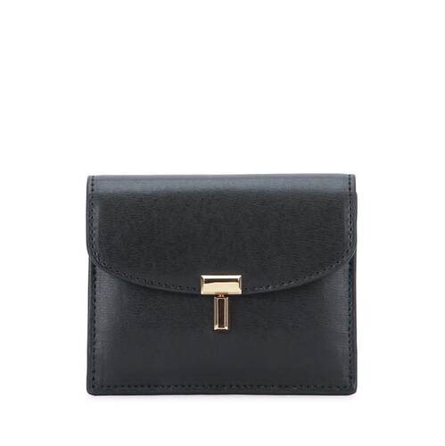 Totême 女士 FW26 卡包 T-Lock 小卡夹