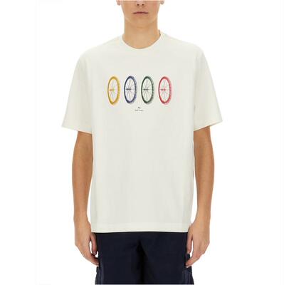 PS Paul Smith PS 保罗·史密斯 男士 SS25 T恤 BIKE TIRES