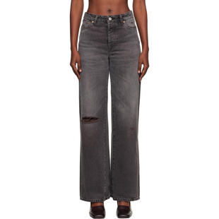 Our Legacy 女士 牛仔长裤 灰色 Treble Cut 牛仔裤