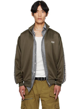 Silas 男士 夹克 绿色徽标运动夹克