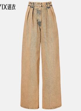 Alanui 女款Desert 玫瑰阔腿牛仔裤 迷衣时尚