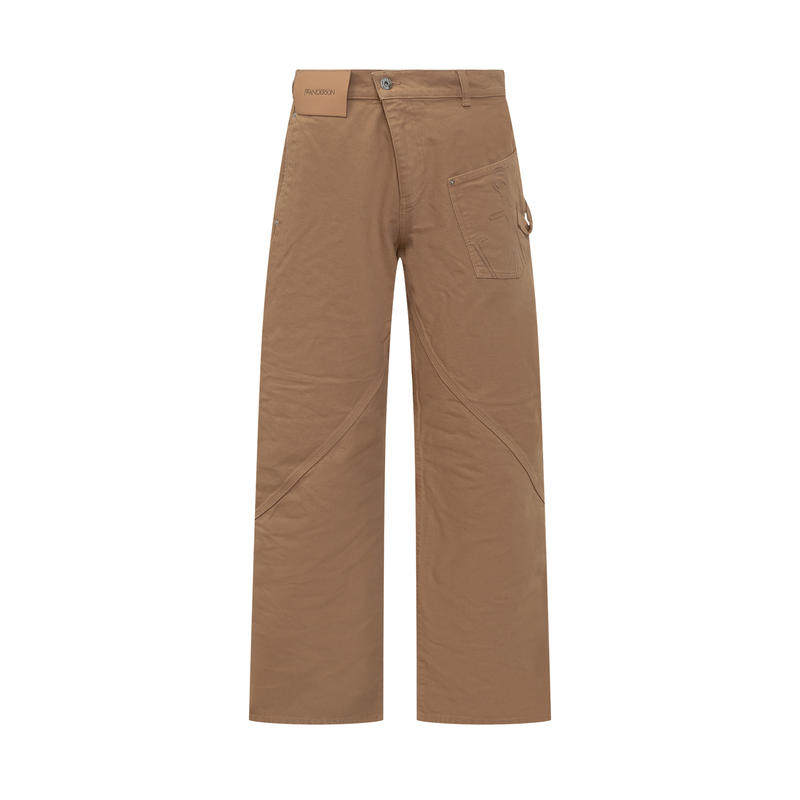 J.W. Anderson 男士 FW25 牛仔长裤 扭纹工装裤
