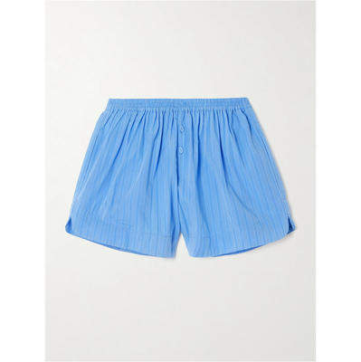 Faithfull the Brand 女士 SS26 短裤 Lonia 细条纹有机棉质府绸