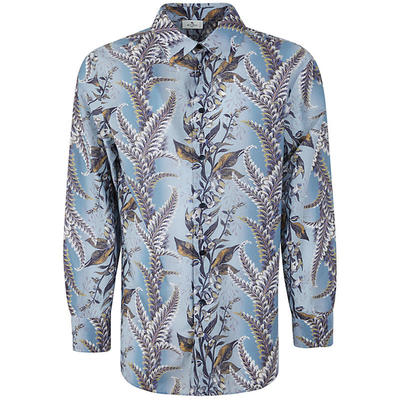 Etro 艾绰 男士 SS24 衬衫 Etro 图案印花纽扣