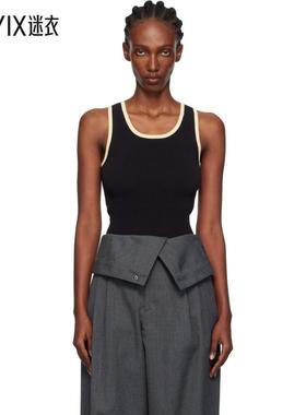 J.W. Anderson 女款黑色 Contrast Trim 背心 迷衣时尚