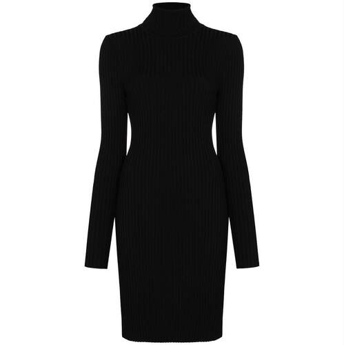 Wolford 沃尔福特 女士 FW26 短款连衣裙 罗纹针织迷你连衣裙