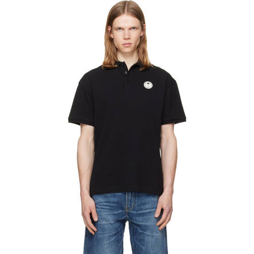 Palm Angels 棕榈天使 男士 POLO衫 黑色 Tree Logo Polo 衫