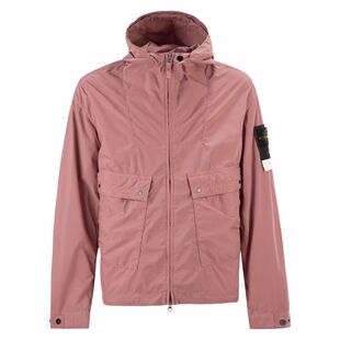 Island 夹克 石头岛 SS26 徽标贴片连帽 男士 Stone