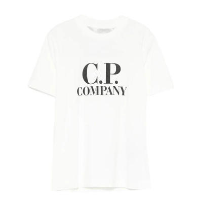 C.P. Company 男童 SS26 T恤 GOGGLE-PRINT 棉质针织童装