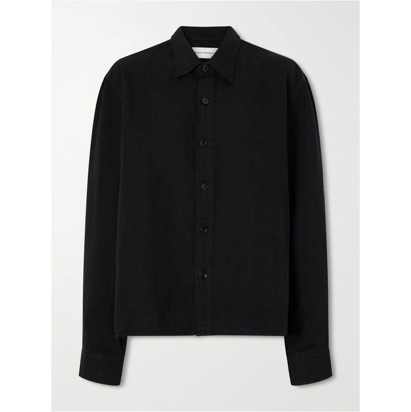 Studio Nicholson 女士 FW26 衬衫 Hithe 件染棉麻混纺图片