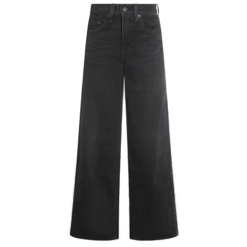 Levi's 女士 秋冬新品 牛仔长裤 高腰闊腿牛仔裤