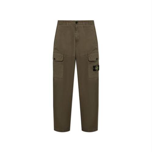 Stone Island 石头岛 男士 SS25 长裤 Compass 徽章工装裤