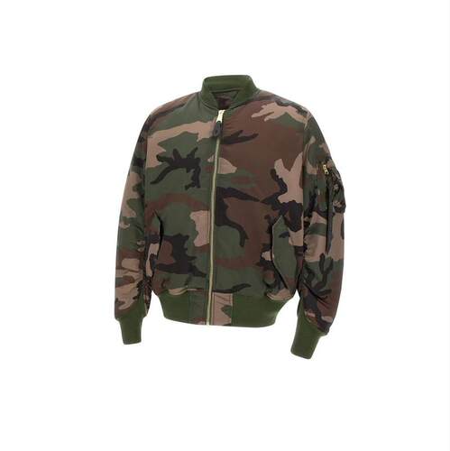 Alpha Industries 阿尔法工业 男士 FW25 夹克 Ma 1 双面飞行员