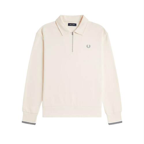 Fred Perry 弗莱德.派瑞 男士 FW26 卫衣 FELPA CON E 徽标拉链