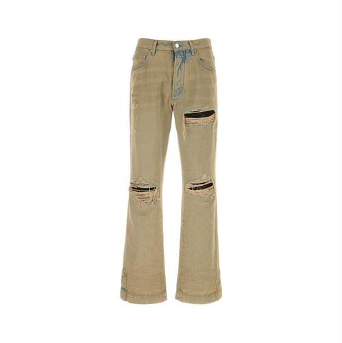 Amiri 埃米尔 男士 SS26 牛仔长裤 Mx1 喇叭牛仔裤