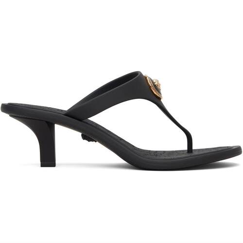 Versace 范思哲 女士 凉鞋 黑色 Alia Rubber Thong