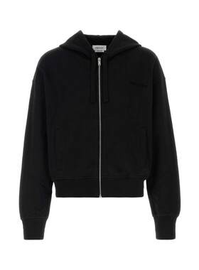 MCQUEEN 亚历山大·麦昆 男士 FW25 卫衣 黑色棉质