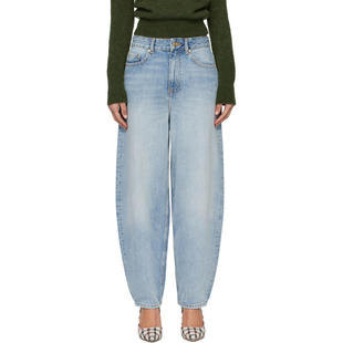 蓝色 Loose Rigid Ganni 牛仔裤 牛仔长裤 Stary 女士