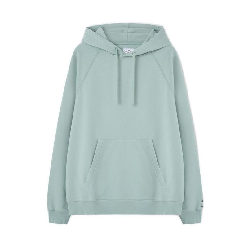 Barbour 男士 SS25 毛衣 X Noah 標誌刺繡抽繩連帽衫