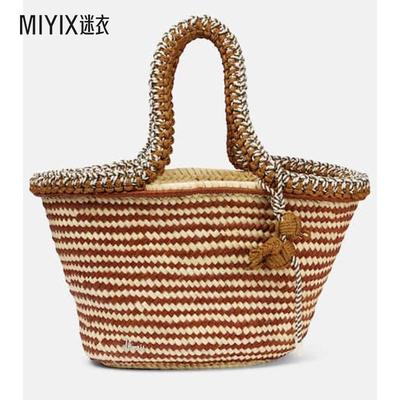 Alémais 女款Dee Dee 大号拉菲草编织手提包 迷衣时尚