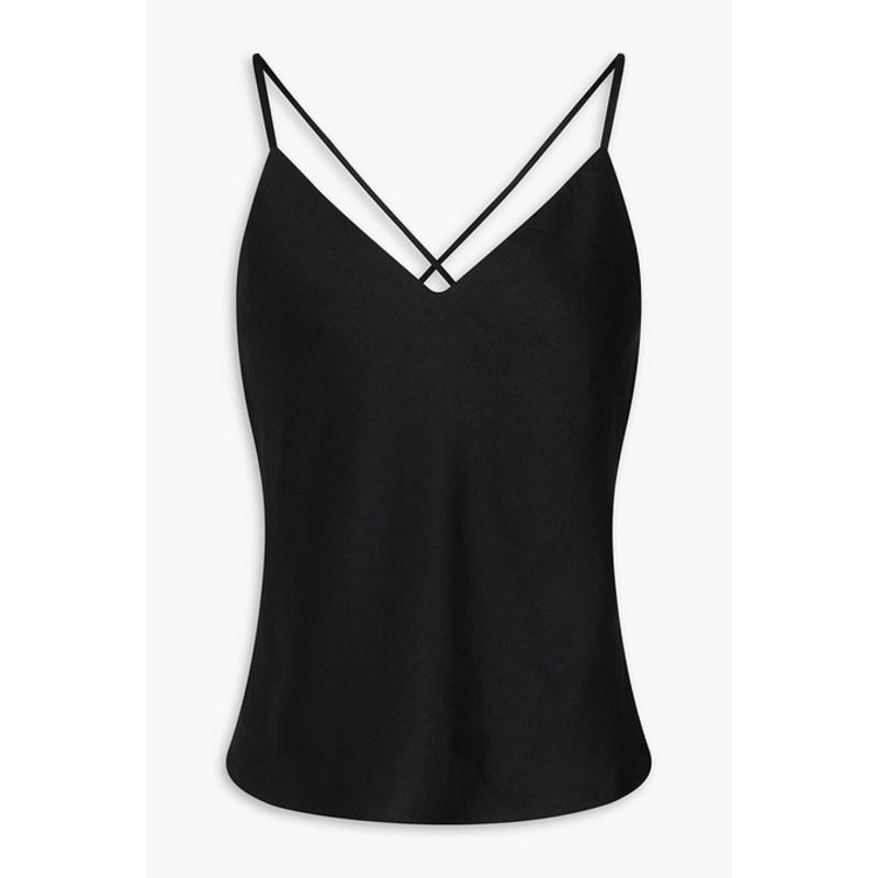 Theory 女士 背心 亚麻混纺斜纹布吊带背心