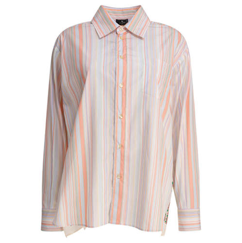 Etro 艾绰 女士 SS25 衬衫 粉色真丝