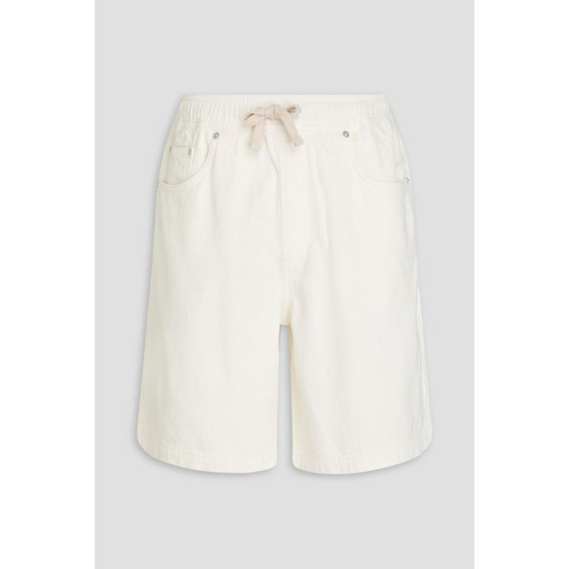 FRAME 男士 短裤 棉质抽绳斜纹棉布短裤