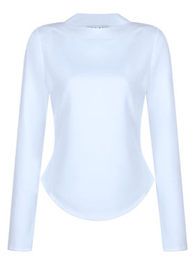 Alaïa 阿莱亚 女士 SS26 T恤 LS 白色棉质