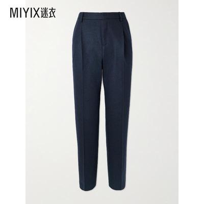 【秋冬新品】Sunspel 男款Boiled 直筒褶裥羊毛西装裤 迷衣时尚