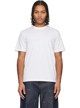 Carhartt WIP 卡哈特 男士 T恤 两件装白色 Standard Crew Neck