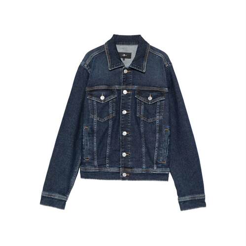 7 For All Mankind 赛文·弗奥曼德 女士 大衣 Seven 墨色外套