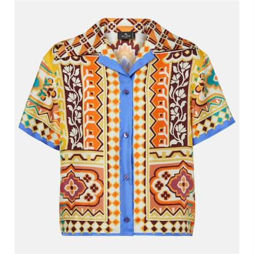 Etro 艾绰 女士 衬衫 印花真丝