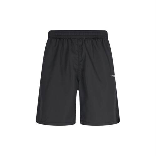 Off-White 男士 SS25 泳裤 黑色 Arrow Surfer