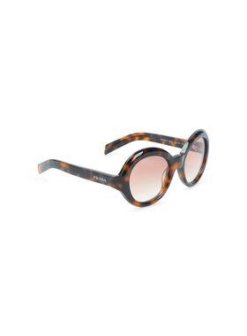 Pangaia 女士 FW26 太阳镜 棕色徽标醋纤太阳眼镜