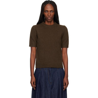 Arch4 女士 毛衣 棕色 Giselle Crewneck