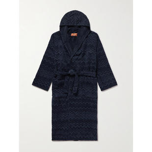 Missoni 女士 CO 睡袍 Home 連帽繫帶浴袍