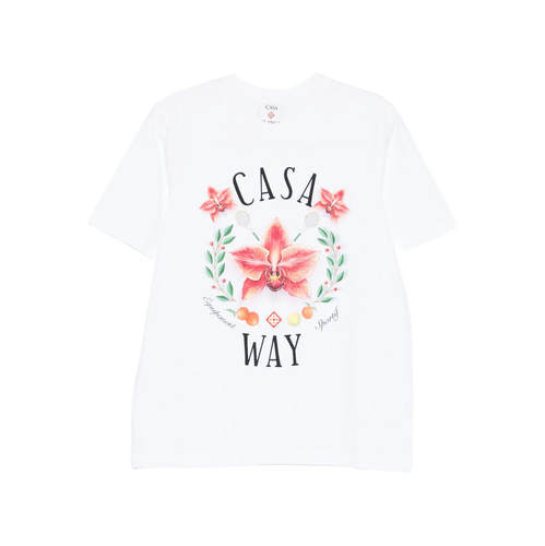 Casablanca 男士 SS26 T恤 CASA WAY 兰色