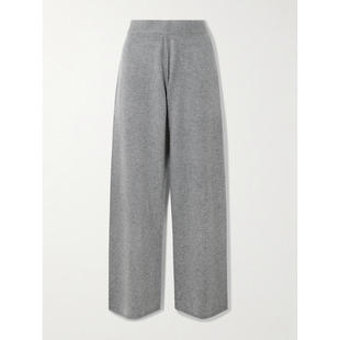 SKIMS 女士 睡衣 Heather 羊绒深色灰色阔腿裤