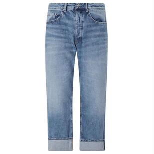 ICON DENIM 男士 SS26 牛仔长裤 Ross 098 卷边直筒牛仔裤