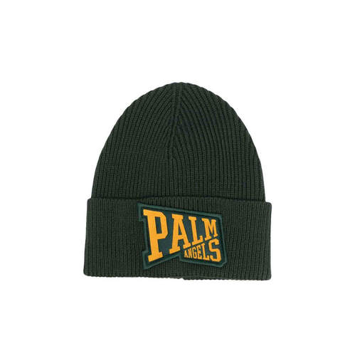Palm Angels 棕榈天使 男士 FW25 毛线帽 PA LEAGUE 徽标小便帽