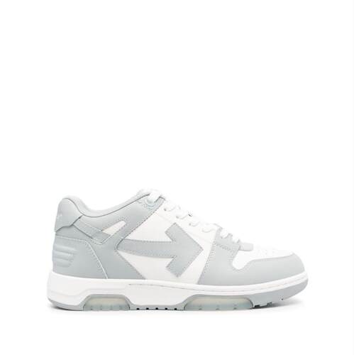 Off-White 男士 运动鞋 灰色  白色 Out Of Office Calf Leather